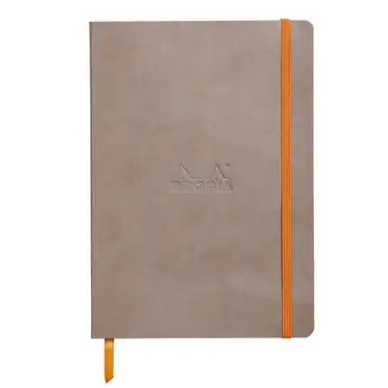 Rhodia rhodiarama dotted – A5 taupe Op = Op