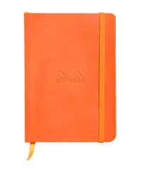 Seizoensaanbieding Rhodia rhodiarama dotted – A6 licht oranje