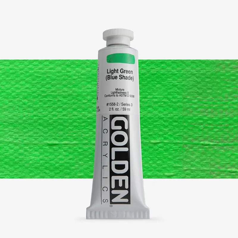Golden heavy body acryl 60ml – S3 – 1558 light green (blue shade) Koopje