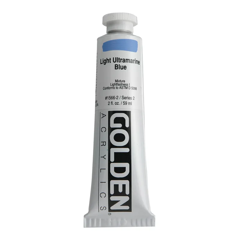 Golden heavy body acryl 60ml – S2 – 1566 light ultramarine blue Must-Have