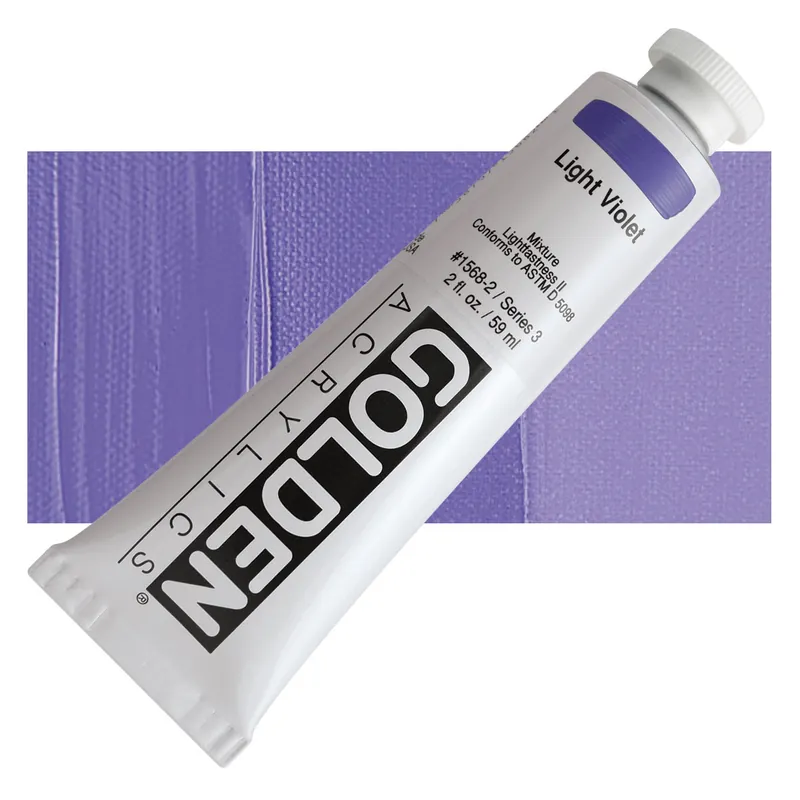 Golden heavy body acryl 60ml – S3 – 1568 light violet Speciale Aanbieding