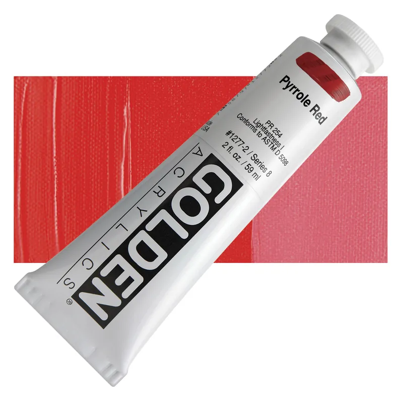 Golden heavy body acryl 60ml – S8 – 1277 pyrrole red Betrouwbaar