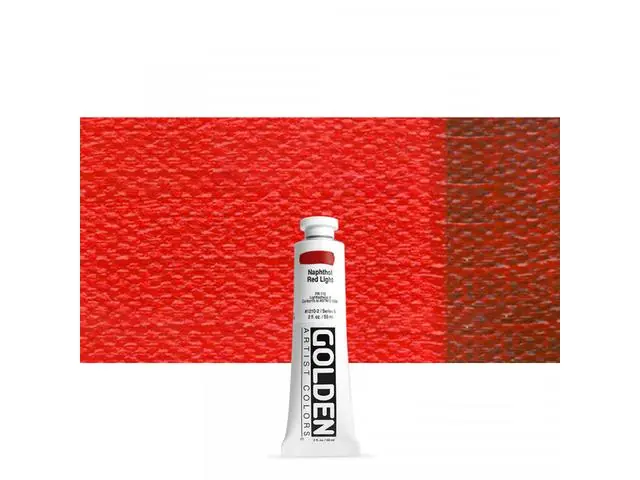 Golden heavy body acryl 60ml – S5 – 1210 naphthol red light Gereduceerde Prijs