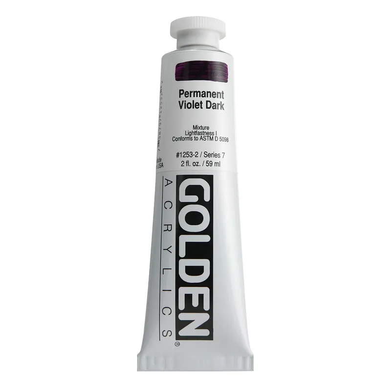 Golden heavy body acryl 60ml – S7 – 1253 permanent violet dark Aanbieding