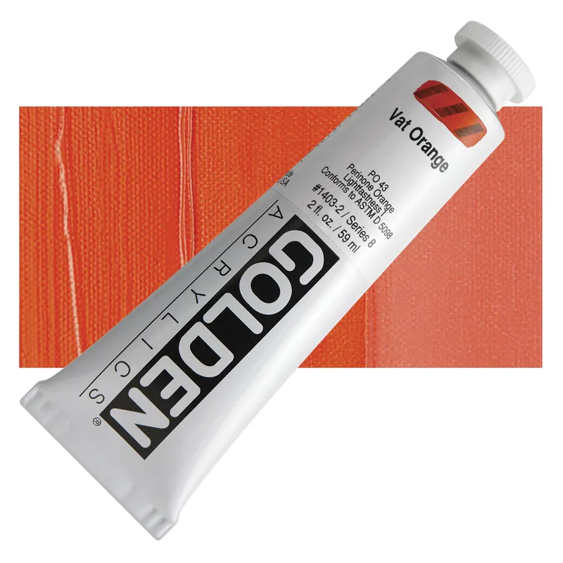 Koop Online Golden heavy body acryl 60ml – S8 – 1403 vat orange