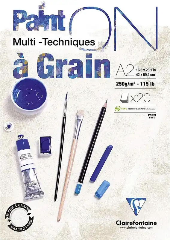 Favoriet Clairefontaine Paint on – a grain 250gr A2