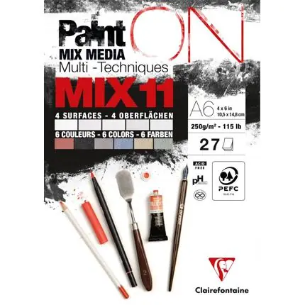 Betrouwbaar Clairefontaine Paint on – Mix11 A3 250gr