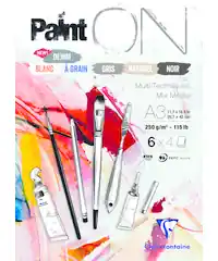 Clairefontaine Paint on multi colour A3 250gr Gecertificeerd