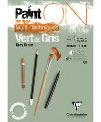 Clairefontaine Paint on – vert de gris A4 250gr Lage Kosten