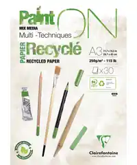 Dagaanbieding Clairefontaine Paint on – Recyclé A3 250gr