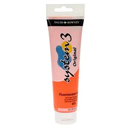 Laatste Versie DalerRowney system3 150ml 653 fluorescent orange