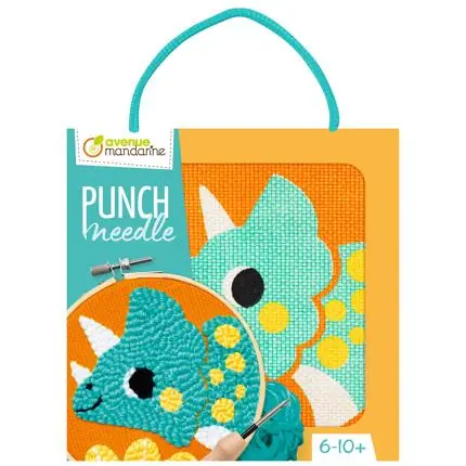 AvenueManderine punchneedle set – Dino Exclusieve Aanbieding