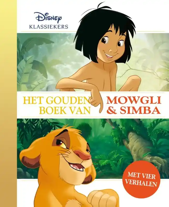 Het gouden boek van Mowgli & Simba Tijdelijk Beschikbaar