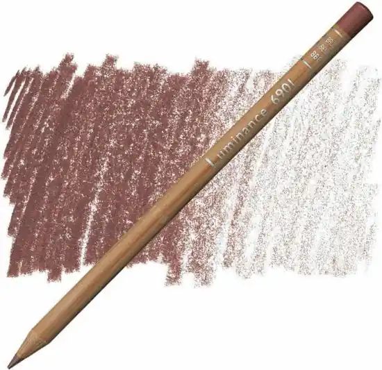 Direct Verzonden Caran d'ache luminance – 866 burnt sienna 50%