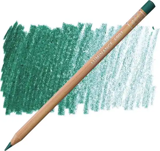 Caran d'ache luminance – 729 dark english green Flitsaanbieding