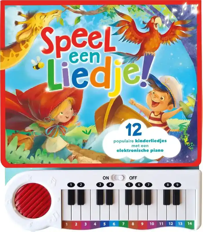 Rechtstreeks Van De Fabrikant Speel een liedje! Pianoboek – 12 populaire kinderliedjes met een elektronische piano