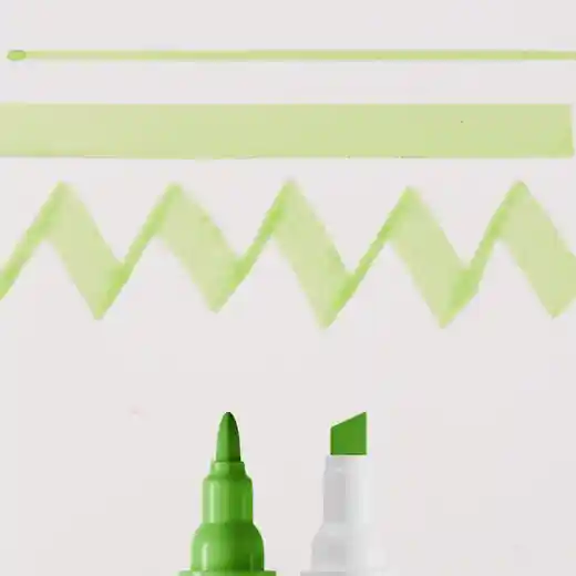 Ecoline duotip – 601 lichtgroen Op = Op
