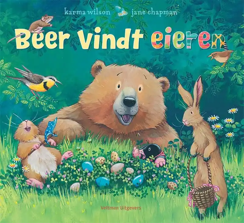 Beer vindt eieren Flitsaanbieding