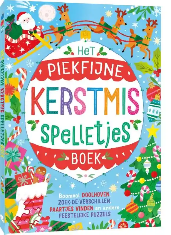 Gecertificeerd Het piekfijne Kerstmis spelletjesboek