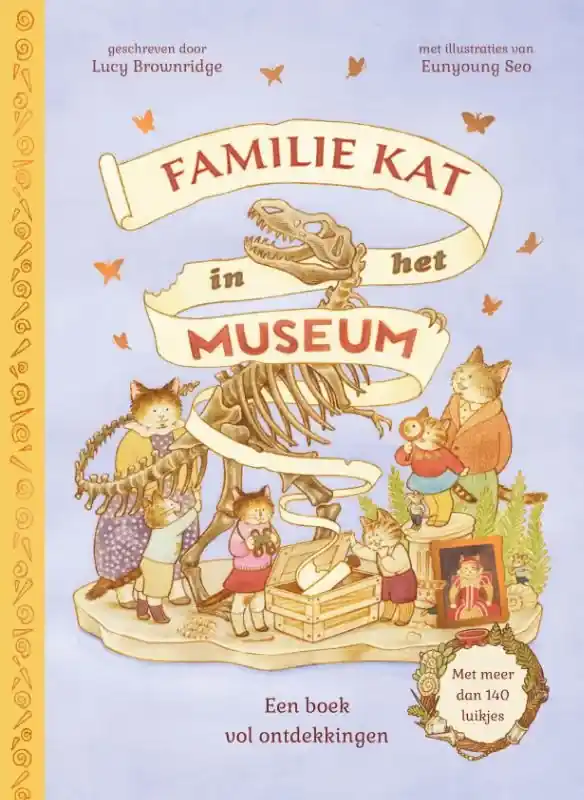 Snelle Levering Familie Kat in het museum