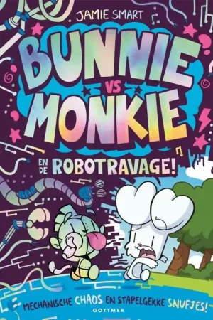 Bunnie vs Monkie en de robotravage Gratis Retour