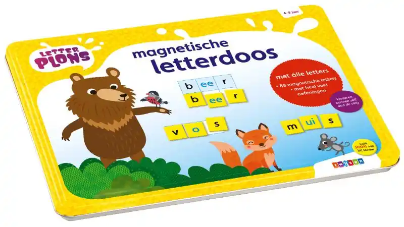 Letterplons magnetische letterdoos Exclusieve Aanbieding