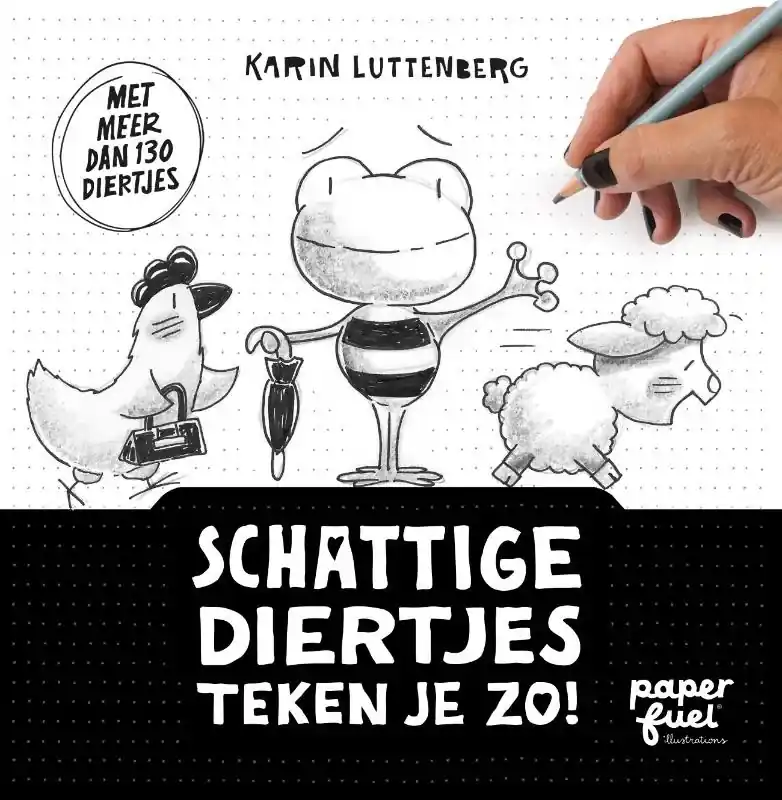 Koop Vandaag Schattige diertjes teken je zo!