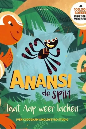 Anansi de spin laat Aap weer lachen Direct Verzonden