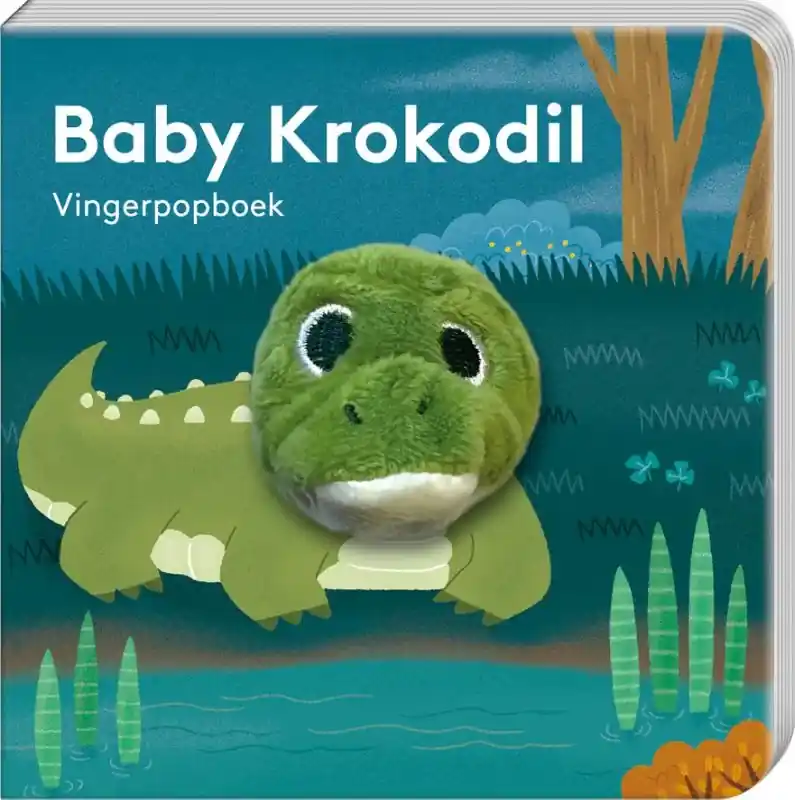 Vingerpopboekje Baby Krokodil Betaalbaar