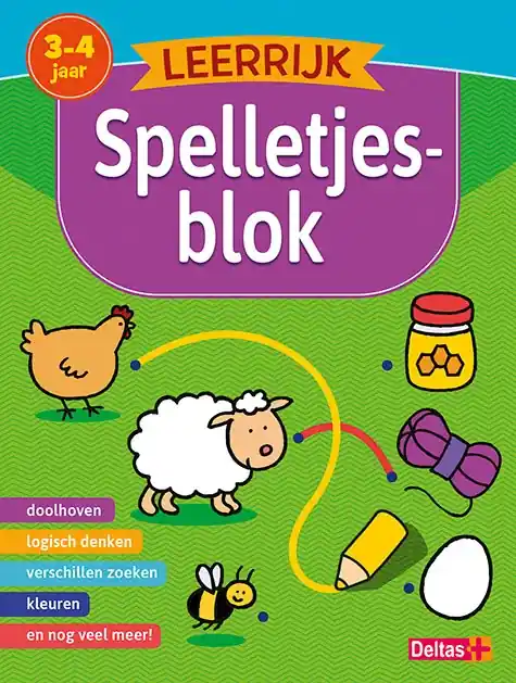 Leerrijk spelletjesblok Betaalbaar