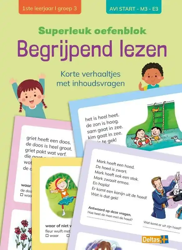 Superprijs Superleuk oefenblok begrijpend lezen 1ste leerjaar/ groep 3