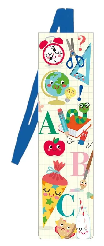 Dagaanbieding Boekenlegger met elastiek ABC