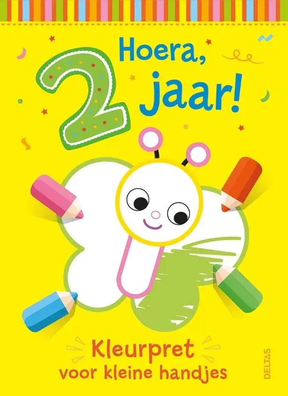 Koop Online Hoera, 2 jaar! Kleurpret voor kleine handjes