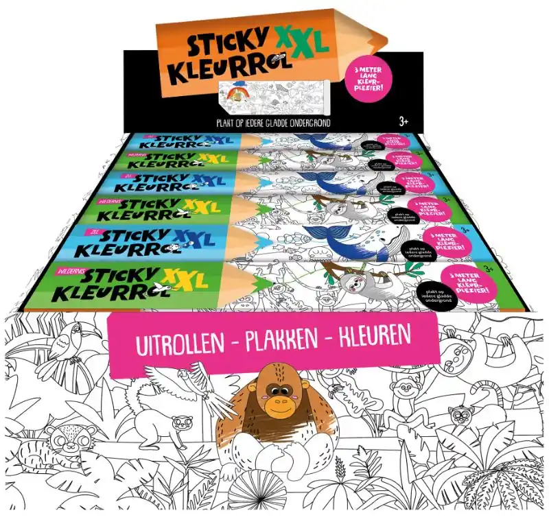 Gratis Verzending Sticky kleurrol XXL