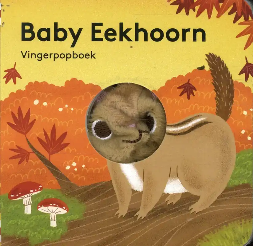 Lage Prijs Vingerpopboekje Baby eekhoorn