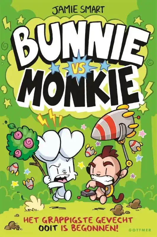 Bunnie vs Monkie Gratis Verzending