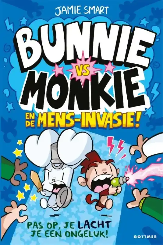 Nu Kopen Bunnie vs Monkie en de mens-invasie!