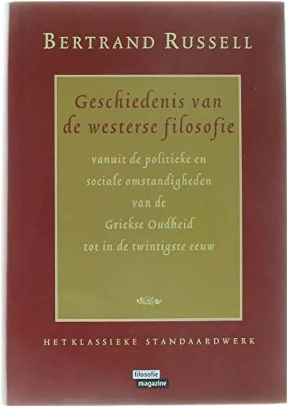 Geschiedenis van de westerse filosofie - Bertrand Russell Koopje