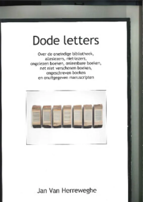 Superprijs Dode letters - Jan van Herreweghe