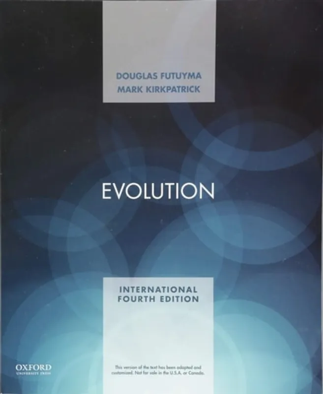 Evolution - Douglas J. Futuyma Betaalbaar