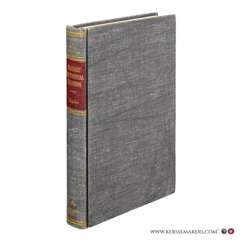 Ordinary Differential Equations. Fourth printing. - Kaplan, Wilfred. Koopje