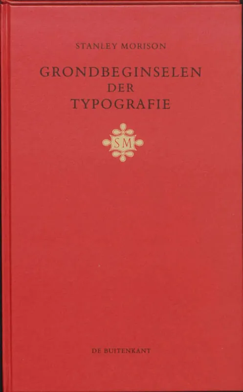 Grondbeginselen der typografie - S. Morison Lage Prijs