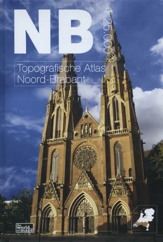 Topografische atlas van Noord-Brabant - Thomas Vermeulen Express Levering