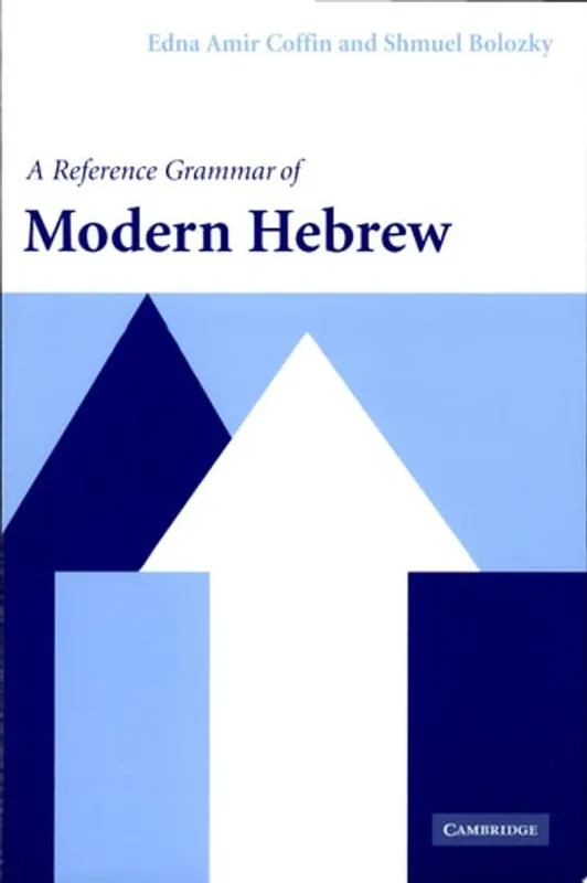 Flitsaanbieding A Reference Grammar of Modern Hebrew - Edna Amir Coffin