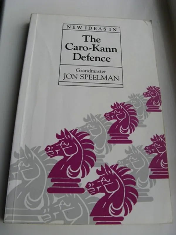 New Ideas in the Caro-Kann Defence - Jon Speelman Fabrieksprijs
