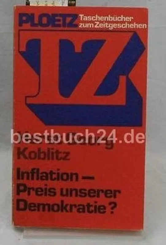 Inflation, Preis unserer Demokratie? - Horst Georg Koblitz Laatste Versie