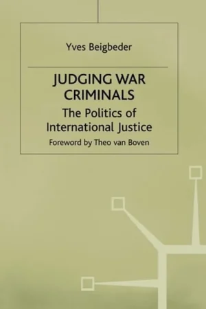 Veilige Betaling Judging War Criminals The Politics of International Justice - Y. Beigbeder