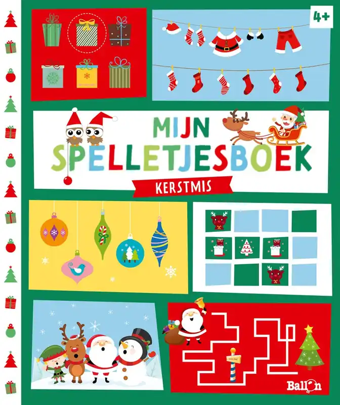 Mijn spelletjesboek - Kerstmis Hoge Kwaliteit