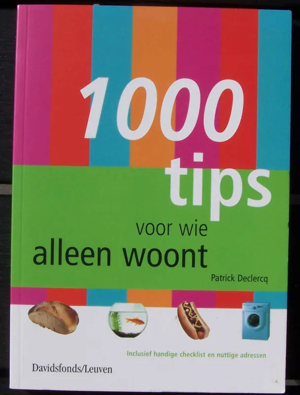Merkproduct 1000 tips voor wie alleen woont - Patrick Declercq