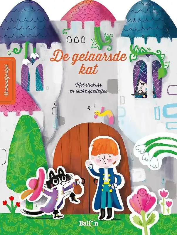 Bestel Nu Sprookjesstickerboek De gelaarsde kat